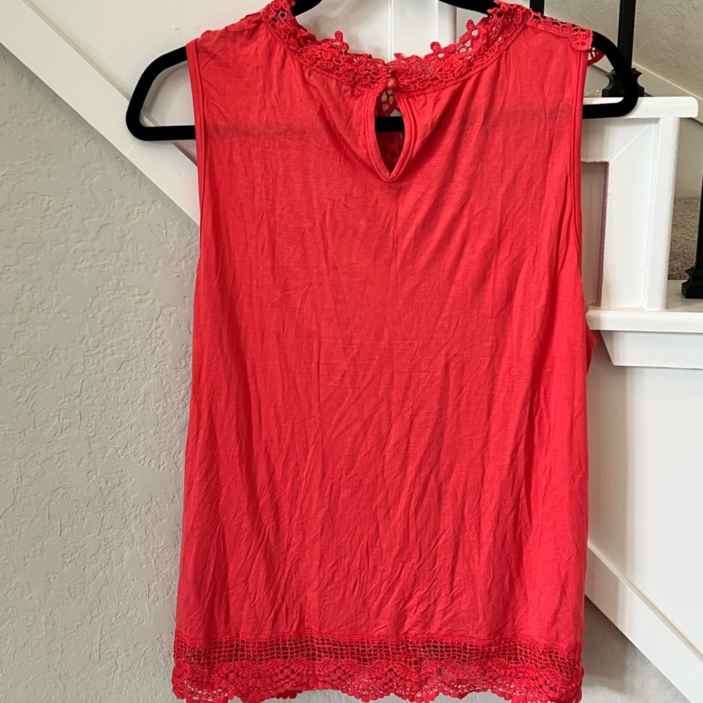 Racheal Lace Yoke Shirt - Size Large - Picture 3 of 4